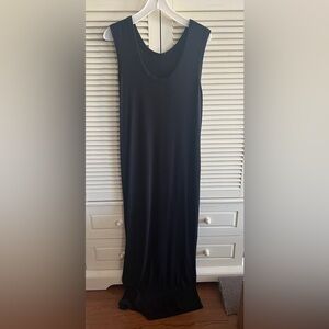 Maxi Lightweight Knit Black Dress